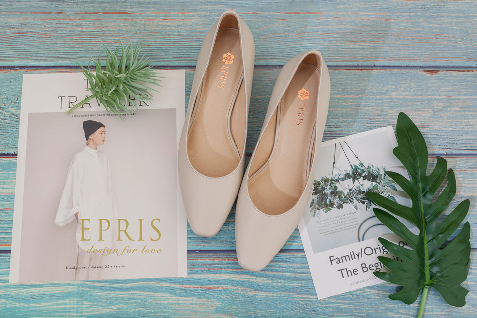 素面方頭粗跟鞋 - EPRIS艾佩絲手工婚宴男女鞋《結婚吧》