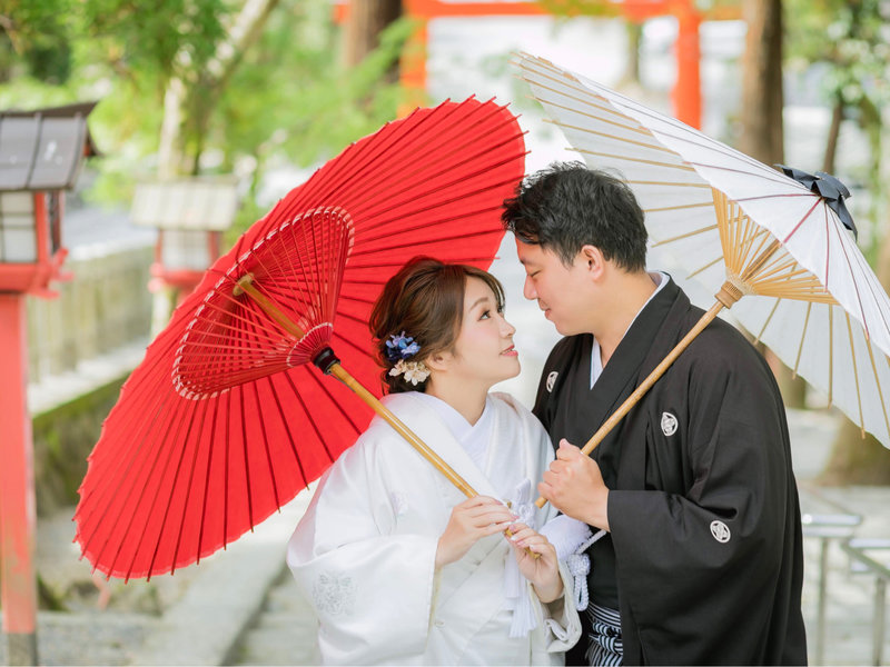 《日本京都》和服白無垢的婚紗照分享