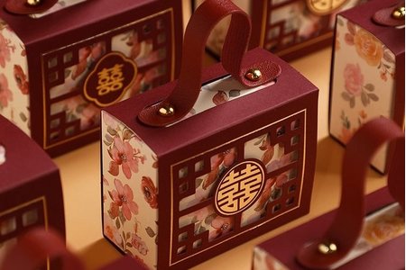 中式手提喜糖盒  婚禮小物 桌上禮